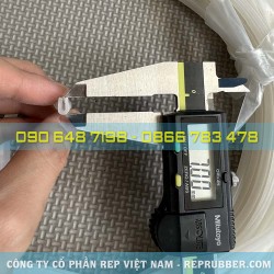 Gioăng silicon trắng trong chữ U 4x7x1.5 Gioăng silicon trắng trong chữ U 4x7x1.5