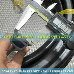 Gioăng cao su EPDM chữ D 26x18x2.5 Gioăng cao su EPDM chữ D 26x18x2.5
