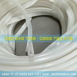 Gioăng silicon trắng chữ U 7x15x1.5 Gioăng silicon trắng chữ U 7x15x1.5