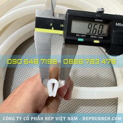 Gioăng silicon chữ U 9.6x15.2x4 Gioăng silicon chữ U 9.6x15.2x4