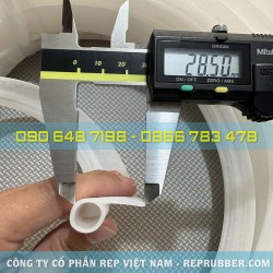 Gioăng silicon trắng chữ P 28.5x13x1.5 Gioăng silicon trắng chữ P 28.5x13x1.5