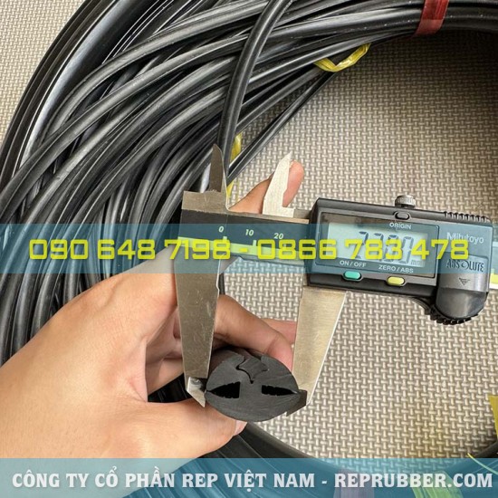 Gioăng cao su EPDM chữ H 27x19x3