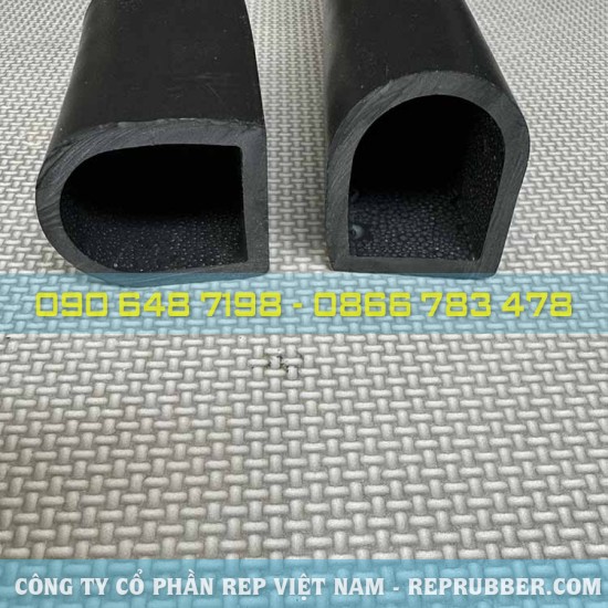 Gioăng cao su EPDM chữ D 50x40x5