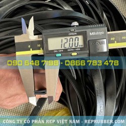 Gioăng cao su thường chữ U 4x12x1.5 Gioăng cao su thường chữ U 4x12x1.5