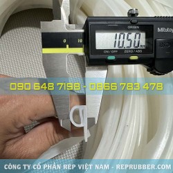 Gioăng silicon trắng chữ E 20x10.5x1.5 Gioăng silicon trắng chữ E 20x10.5x1.5