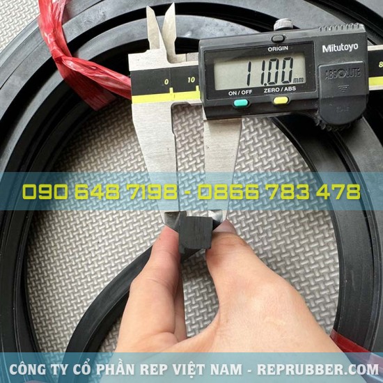 Gioăng cao su EPDM chữ T 14x11x2