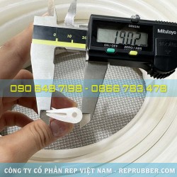 Gioăng silicon trắng chữ U 8x19x3 Gioăng silicon trắng chữ U 8x19x3