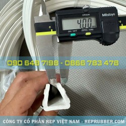 Gioăng cao su thường trắng chữ U 25x25x4 Gioăng cao su thường trắng chữ U 25x25x4