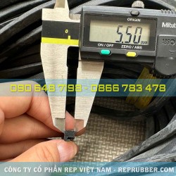 Gioăng cao su  xốp EPDM chữ U 6.1x5.5x3.5 Gioăng cao su  xốp EPDM chữ U 6.1x5.5x3.5