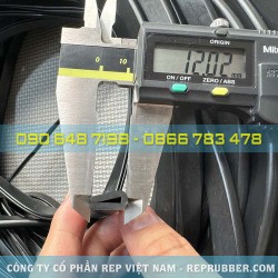 Gioăng cao su CR chữ U 6x12x2 Gioăng cao su CR chữ U 6x12x2