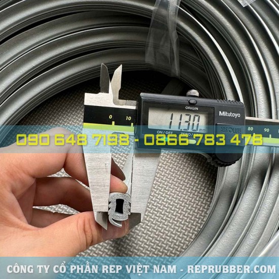 Gioăng cao su xốp EPDM xám 11.3x13.7x3.2