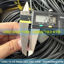 Gioăng cao su EPDM chữ U 2.8x5x0.8 Gioăng cao su EPDM chữ U 2.8x5x0.8