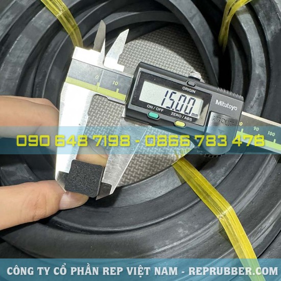 Gioăng cao su xốp EPDM 15x15