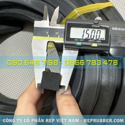 Gioăng cao su xốp EPDM 15x15 Gioăng cao su xốp EPDM 15x15