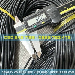 Gioăng cao su xốp EPDM phi 3 Gioăng cao su xốp EPDM phi 3