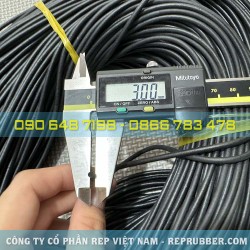 Gioăng cao su xốp EPDM phi 3 Gioăng cao su xốp EPDM phi 3