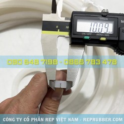 Gioăng silicon trắng chữ U 10x6x4.5 Gioăng silicon trắng chữ U 10x6x4.5