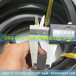 Gioăng cao su xốp EPDM 15x20 Gioăng cao su xốp EPDM 15x20