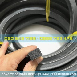 Gioăng cao su xốp EPDM 15x20 Gioăng cao su xốp EPDM 15x20