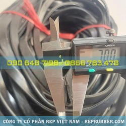 Gioăng cao su NBR chữ U 7x17x2 Gioăng cao su NBR chữ U 7x17x2