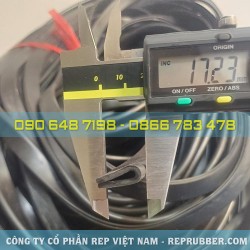 Gioăng cao su NBR chữ U 7x17x2 Gioăng cao su NBR chữ U 7x17x2