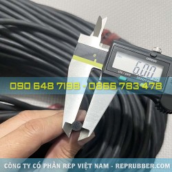 Gioăng cao su xốp đen phi 6 Gioăng cao su xốp đen phi 6
