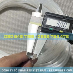 Gioăng silicon trắng trong phi 3 Gioăng silicon trắng trong phi 3