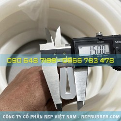 Gioăng silicon trắng trong chữ U 15x30x5 Gioăng silicon trắng trong chữ U 15x30x5