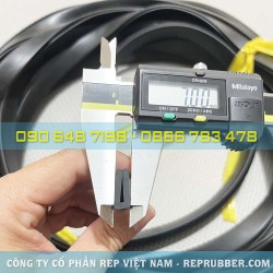 Gioăng cao su CR chữ U 7x17x2 Gioăng cao su CR chữ U 7x17x2