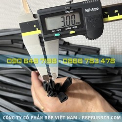 Gioăng cao su CR chữ U 6x10x1.2 Gioăng cao su CR chữ U 6x10x1.2