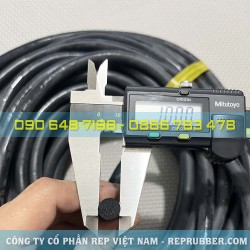 Gioăng cao su xốp EPDM đen phi 10 Gioăng cao su xốp EPDM đen phi 10