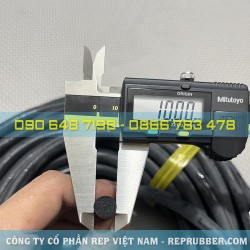Gioăng cao su xốp EPDM đen phi 10 Gioăng cao su xốp EPDM đen phi 10