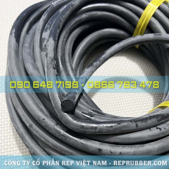 Gioăng cao su xốp EPDM đen phi 10