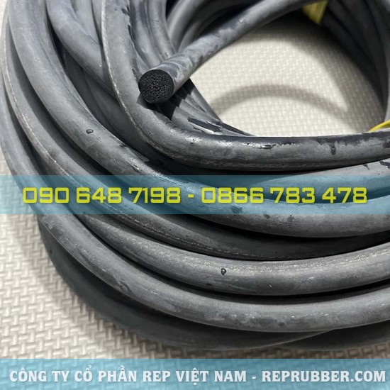 Gioăng cao su xốp EPDM đen phi 10