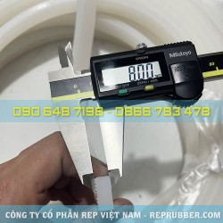 Gioăng silicon trắng chữ nhật HCN 8x17 Gioăng silicon trắng chữ nhật HCN 8x17