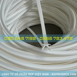 Gioăng cao su silicon trắng chữ U 11.6x7.7x1.8 Gioăng cao su silicon trắng chữ U 11.6x7.7x1.8