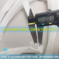 Gioăng silicon chịu nhiệt chữ U 24x22x2 Gioăng silicon chịu nhiệt chữ U 24x22x2
