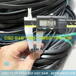 Gioăng cao su thường chữ U 6x12x2 Gioăng cao su thường chữ U 6x12x2