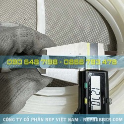 Gioăng silicon trắng chữ U 9x12.7x1 Gioăng silicon trắng chữ U 9x12.7x1