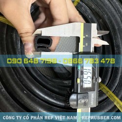 Gioăng cao su xốp EPDM chữ E 16x16.5x2 Gioăng cao su xốp EPDM chữ E 16x16.5x2