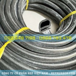 Gioăng cao su xốp EPDM chữ E 16x16.5x2 Gioăng cao su xốp EPDM chữ E 16x16.5x2