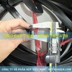 Ron cao su EPDM chữ U 7x17x1 Ron cao su EPDM chữ U 7x17x1