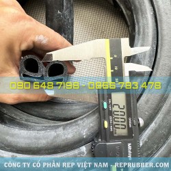 Ron cao su xốp EPDM chữ E 33x19x2 Ron cao su xốp EPDM chữ E 33x19x2
