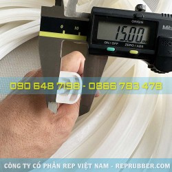 Ron silicon trắng chữ D 19x15x1.5 Ron silicon trắng chữ D 19x15x1.5