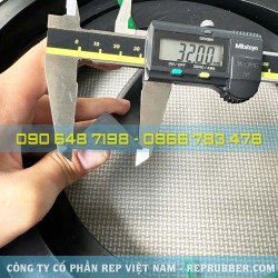 Gioăng cao su EPDM tam giác 32x16 Gioăng cao su EPDM tam giác 32x16