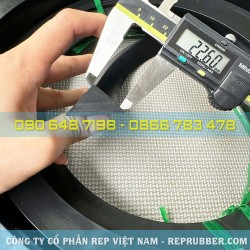 Gioăng cao su EPDM tam giác 32x16 Gioăng cao su EPDM tam giác 32x16