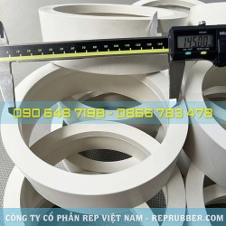 Gioăng cao su EPDM trắng 145x50x10 Gioăng cao su EPDM trắng 145x50x10