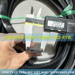 Gioăng cao su EPDM chữ U 6x20x2 Gioăng cao su EPDM chữ U 6x20x2
