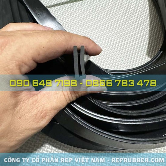 Gioăng cao su EPDM chữ U 6x20x2