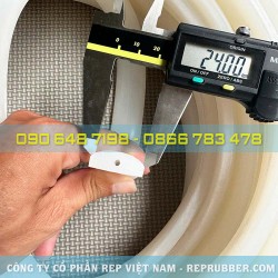 Gioăng silicon trắng chữ D 24x8.8x2 Gioăng silicon trắng chữ D 24x8.8x2